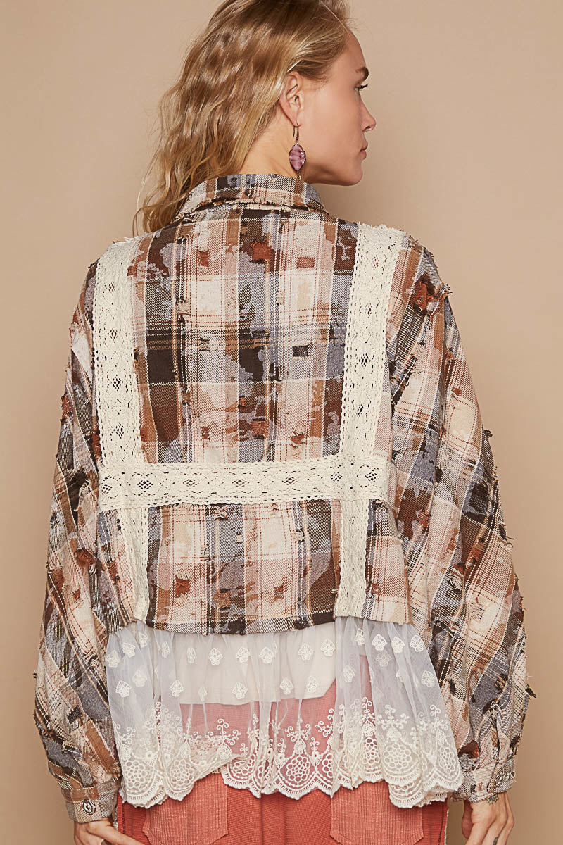 Cerese Flannel Top