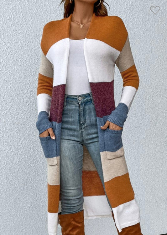 Laura Striped Cardigan