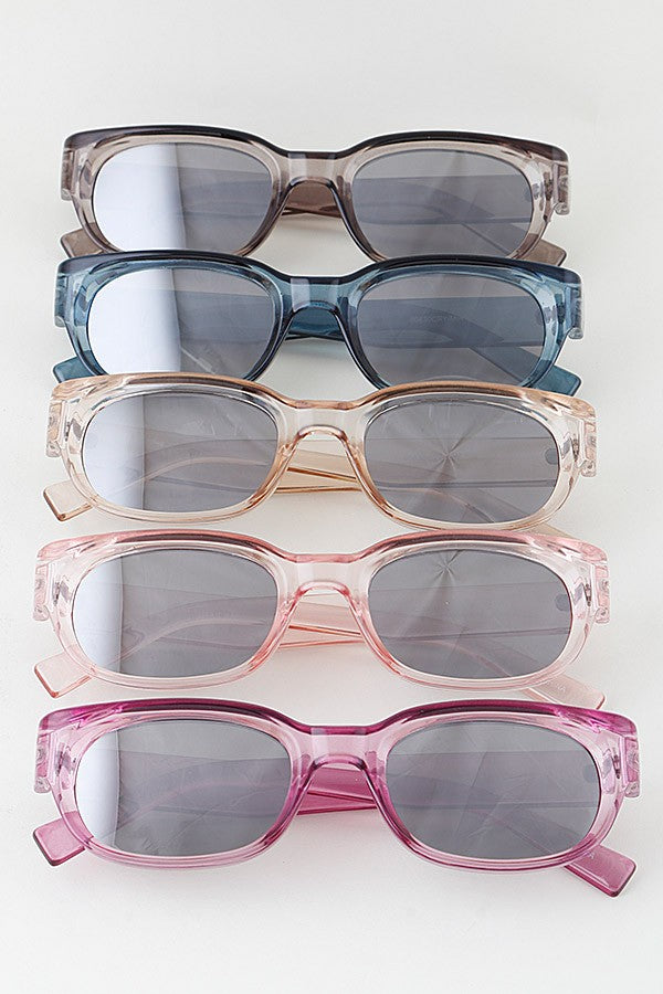 Bright tinted classic sunglasses