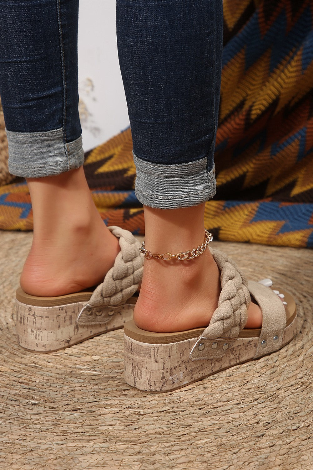 Lucy Slip On Wedges