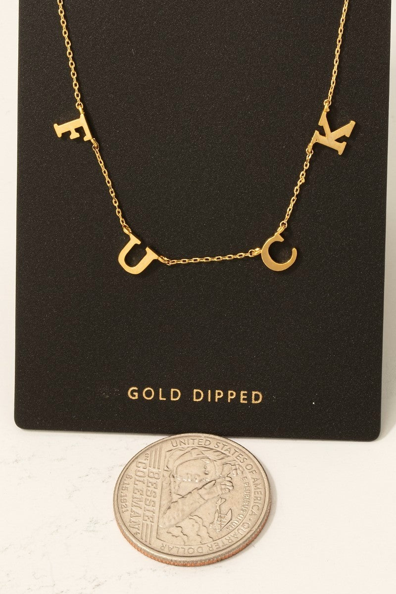 “Fuck” Necklace