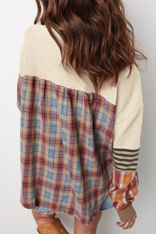 Madelyn Waffle Knit Henley