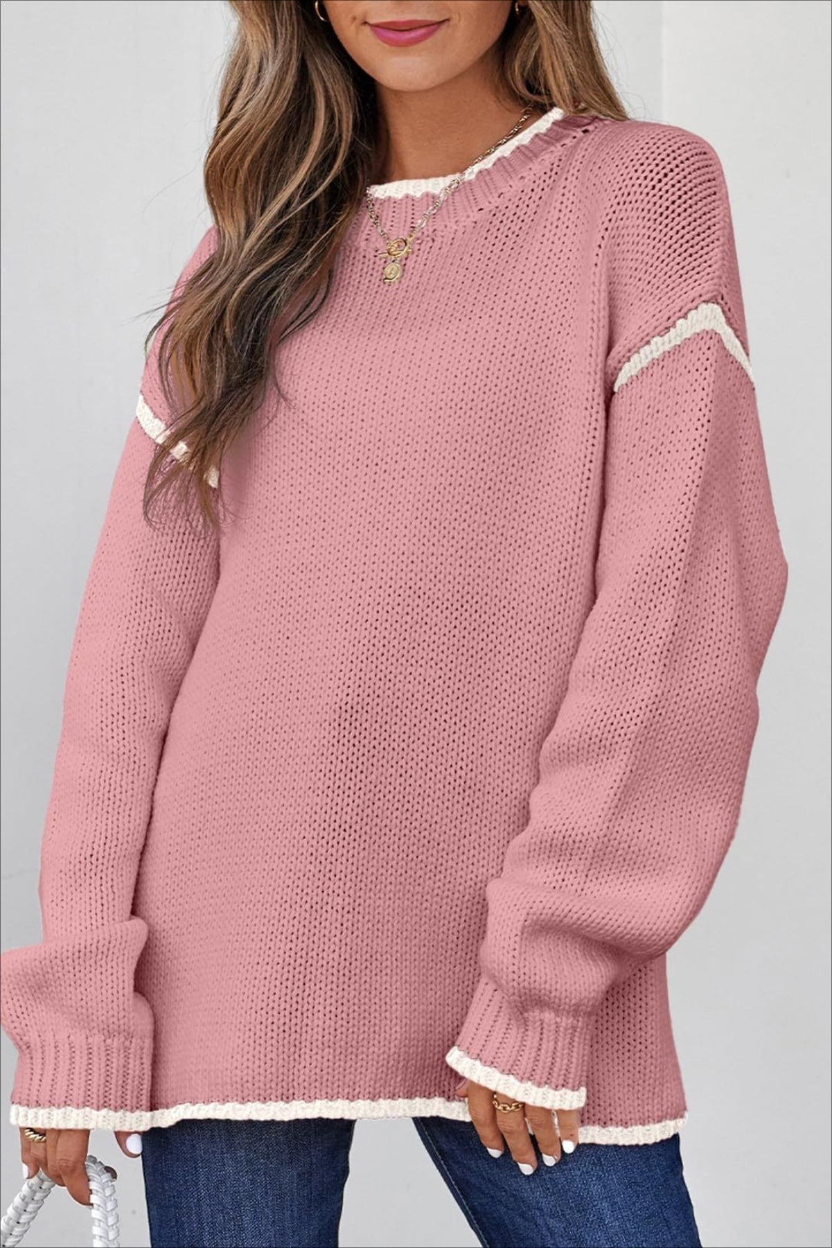Hattie Colorblock Knit Sweater