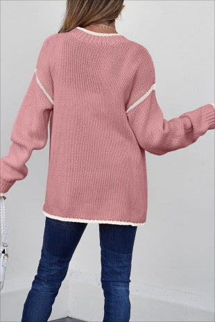 Hattie Colorblock Knit Sweater