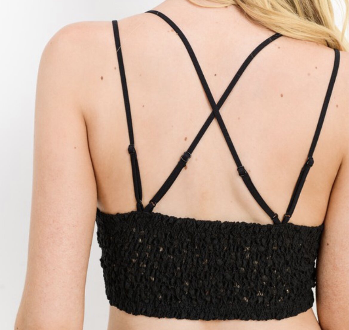 Plus Black Bralette