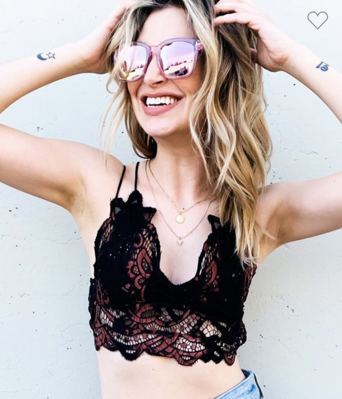 Black & Red Bralette