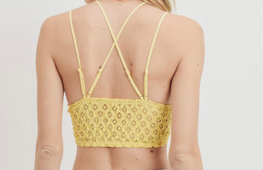 Plus Yellow Bralette