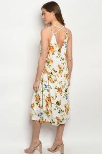 Strappy Floral Dress