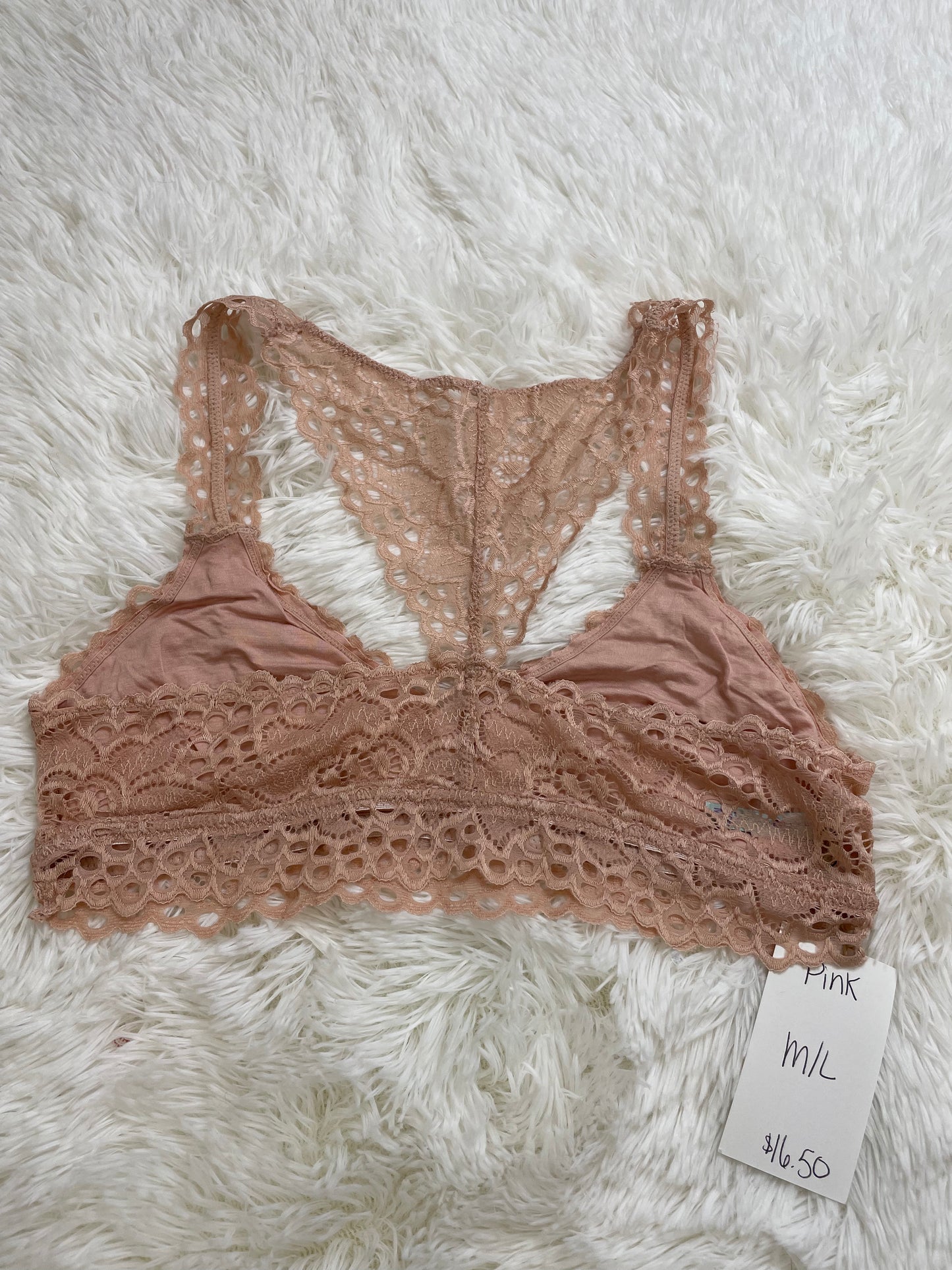 Pink Racerback Bralette