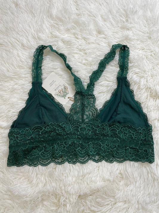 Emerald Racerback Bralette Plus