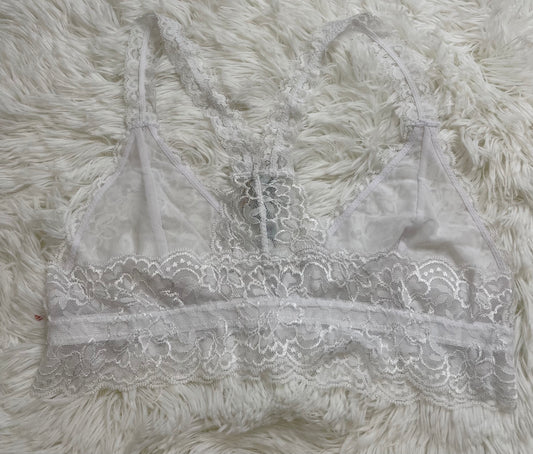 White Racerback Bralette Plus