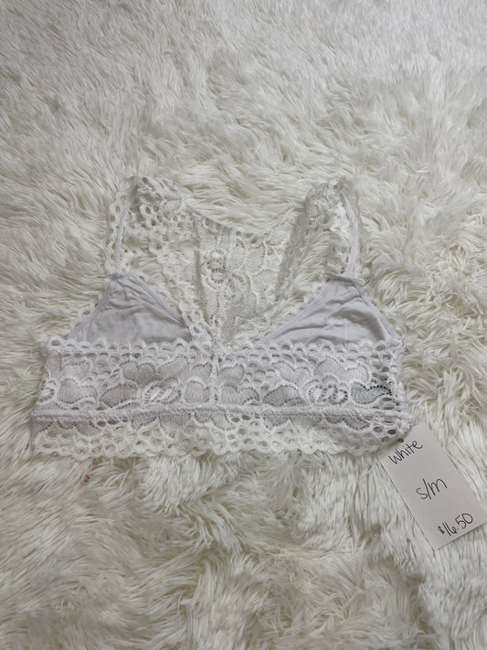 White Racerback Bralette