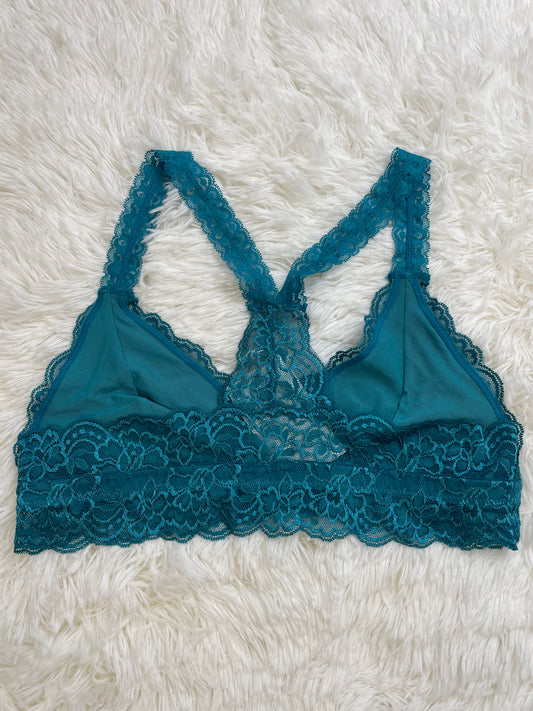 Teal Racerback Bralette Plus