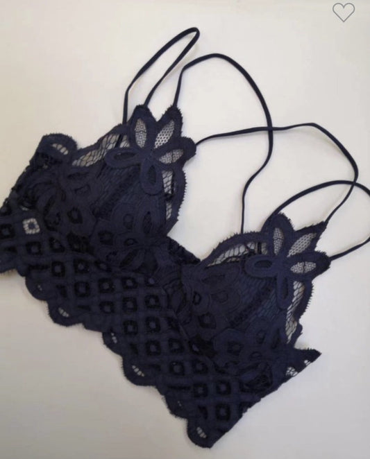 Navy Blue Bralette