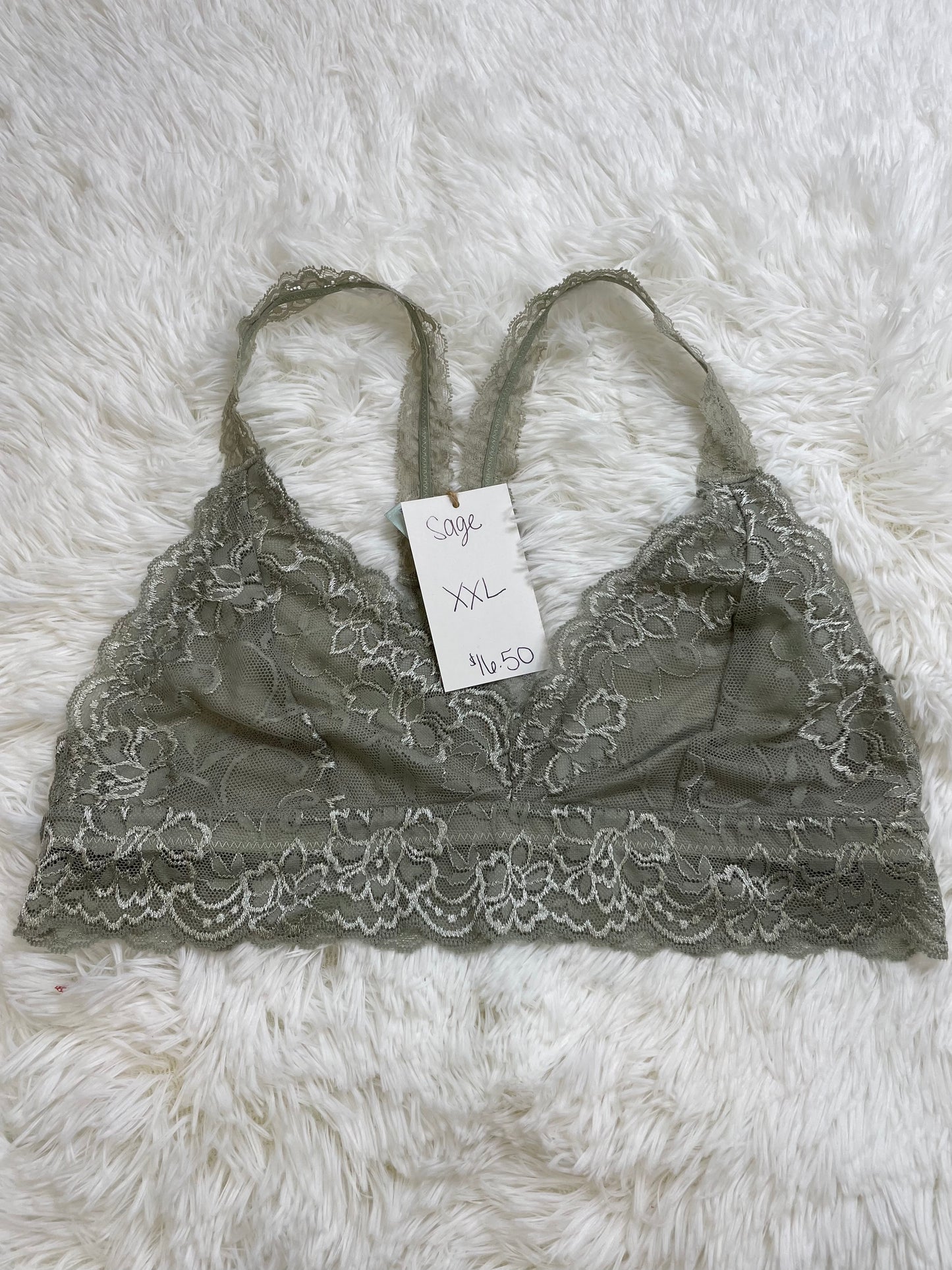 Sage Racerback Bralette Plus