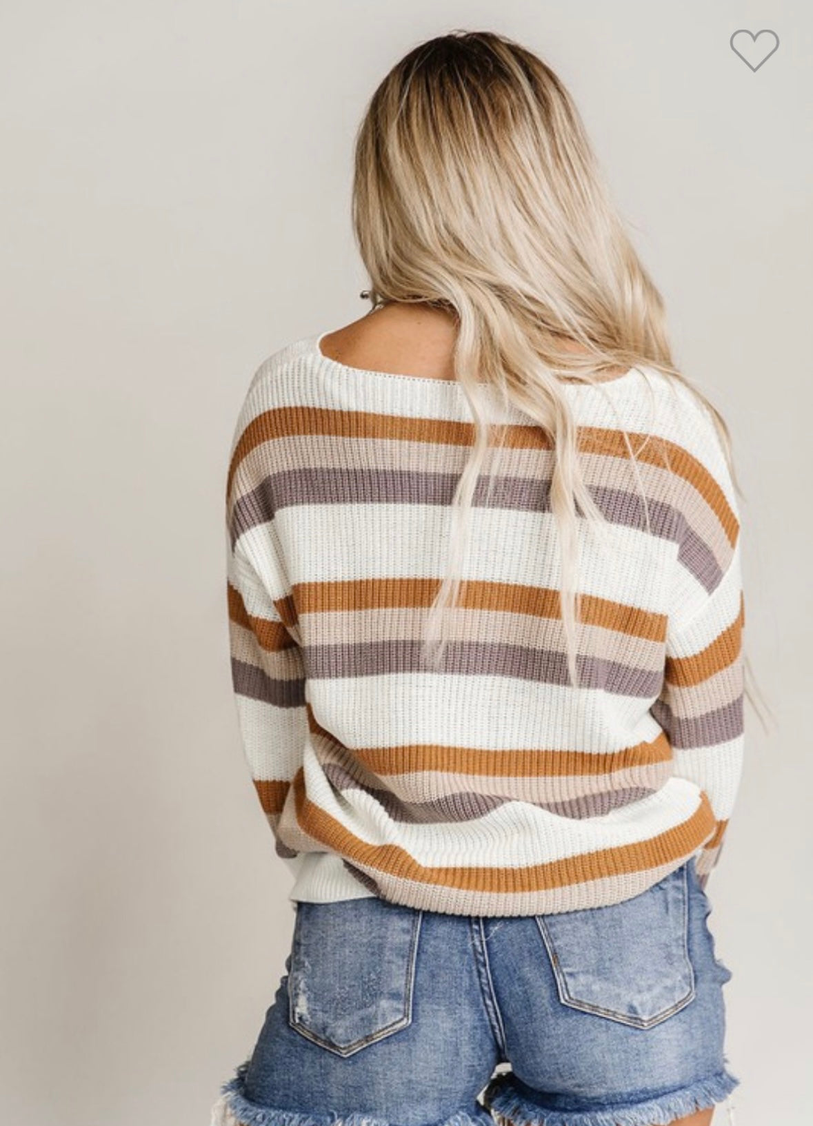 Teegan Striped Top