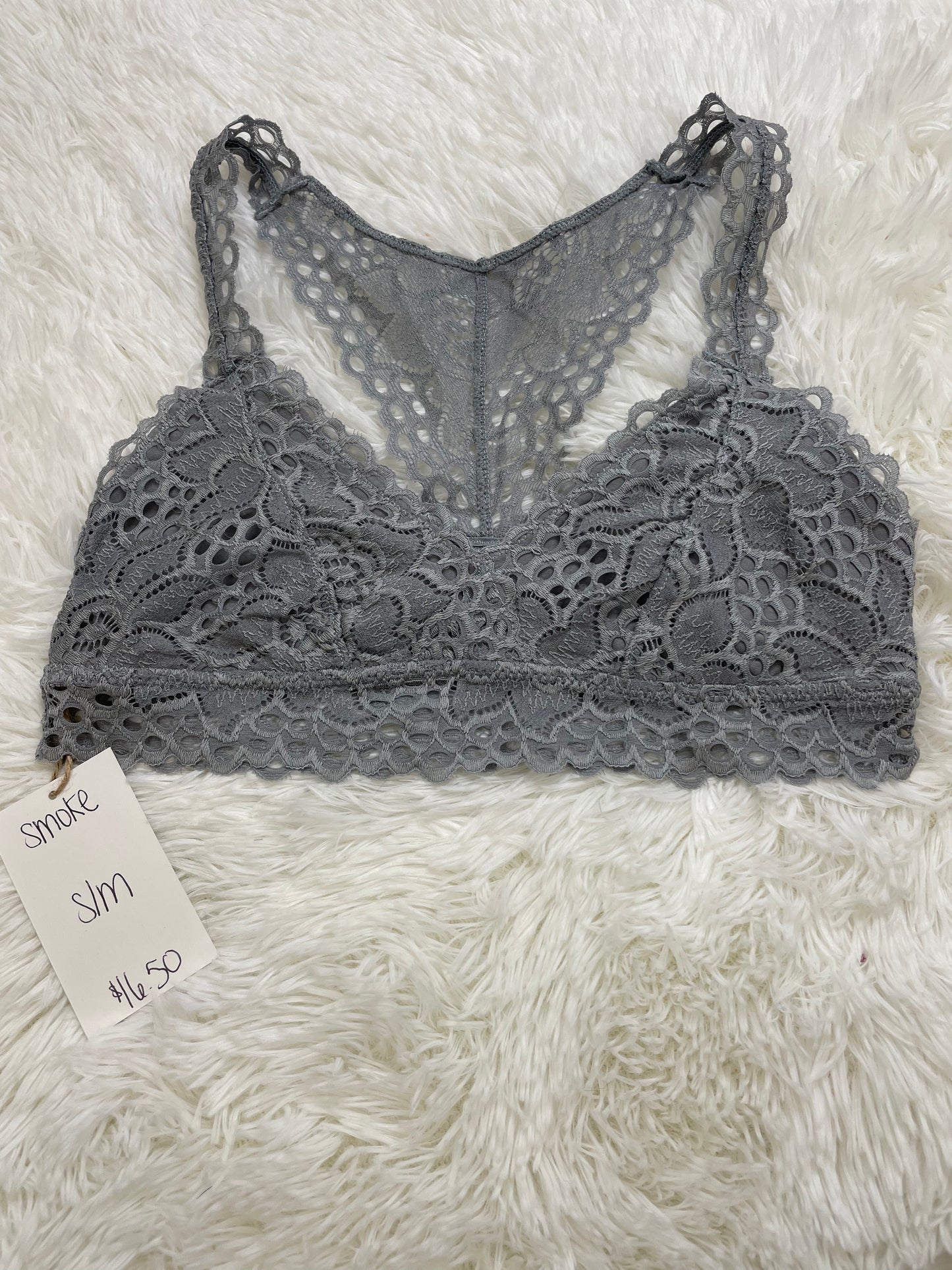 Smoke Racerback Bralette